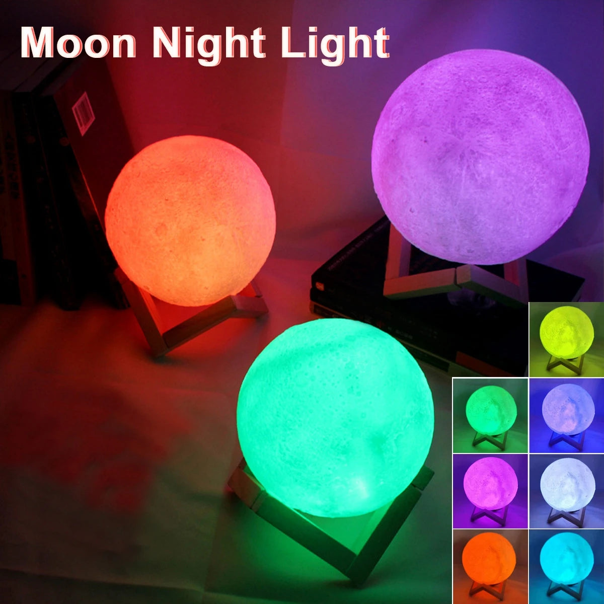 Starry Moon Night Lamp